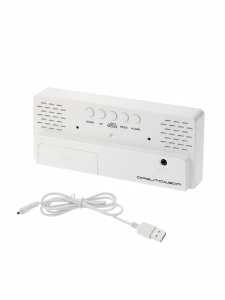 Часы настольные электронные от сети RGB Орбита OT-CLT12 Белые